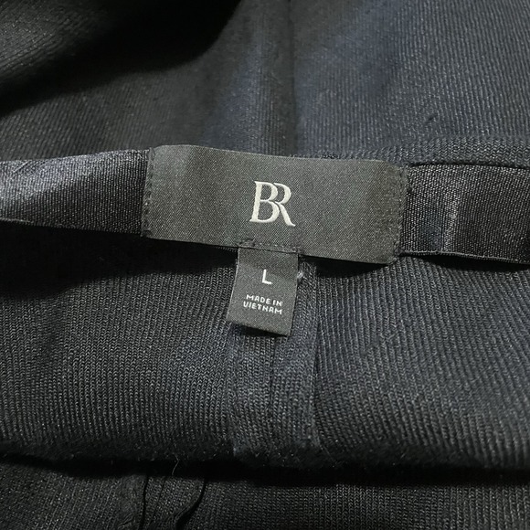 BR Banana Republic 100% Linen Black Maxi Skirt Size L Summer Evening Bohemian - Picture 9 of 14